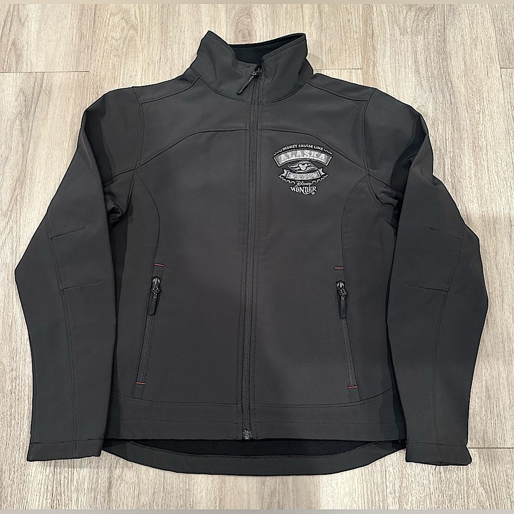 Disney Cruise Line Embroidered Soft Shell Microfleece Lined Jacket